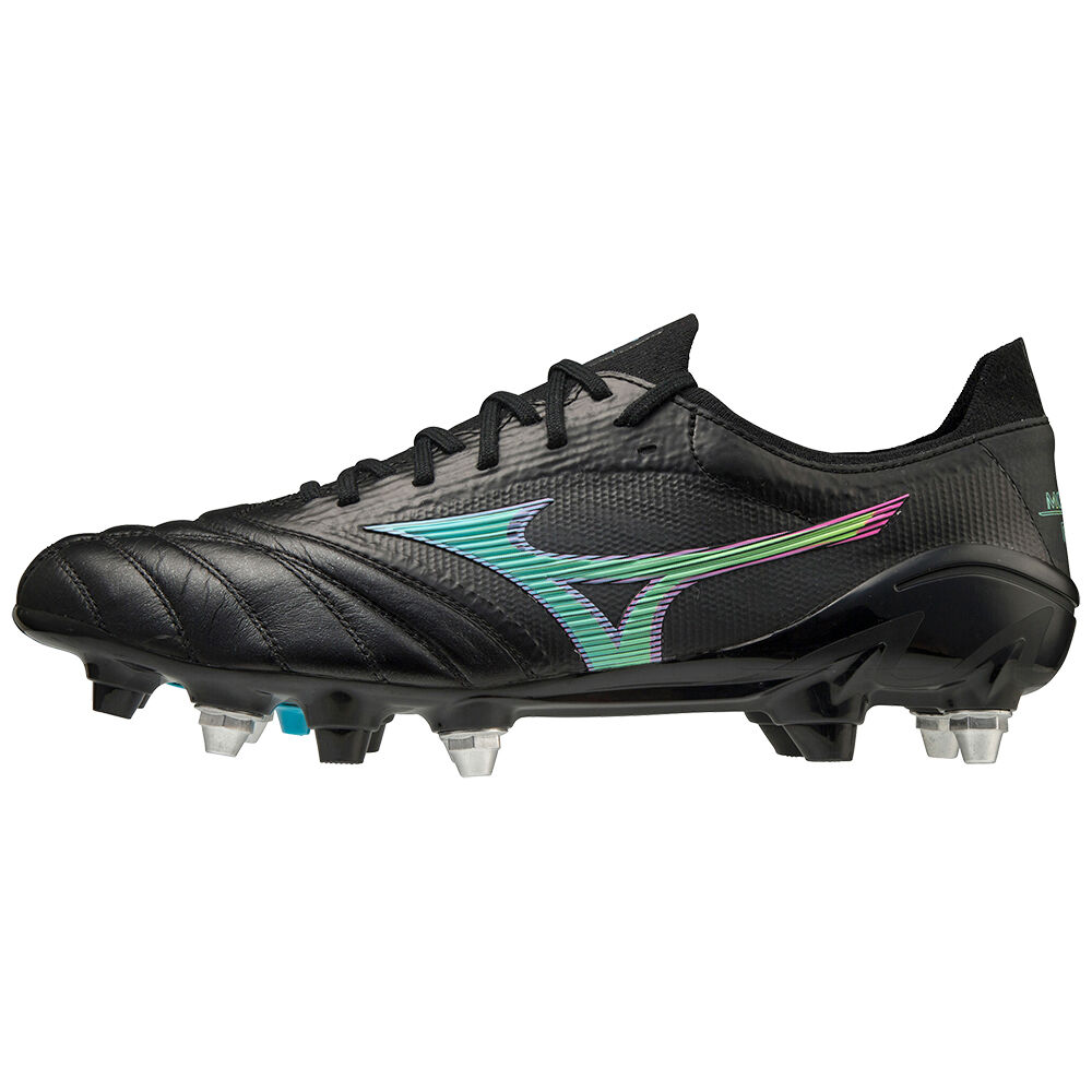 Scarpe Calcio Mizuno Morelia Neo Iii Beta Japan Mix Uomo - Nere/Blu Verde Acqua - 18439-VQYS